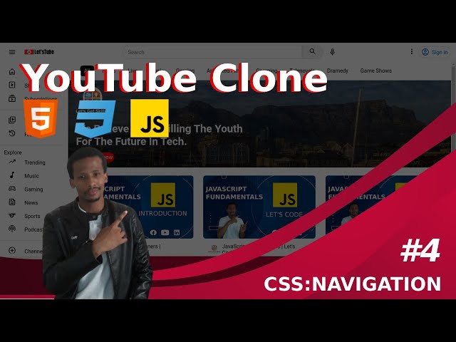 YouTube Clone Build | Navigation CSS