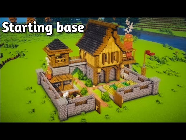 Minecraft castle tutorial (step by step) too easy