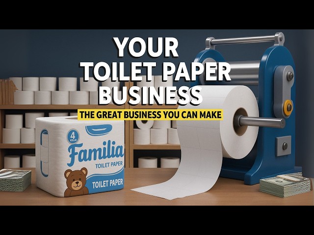 🚀 TOILET PAPER MAKING MACHINE | MAKE MONEY FROM HOME WITH THIS MINI-FACTORY