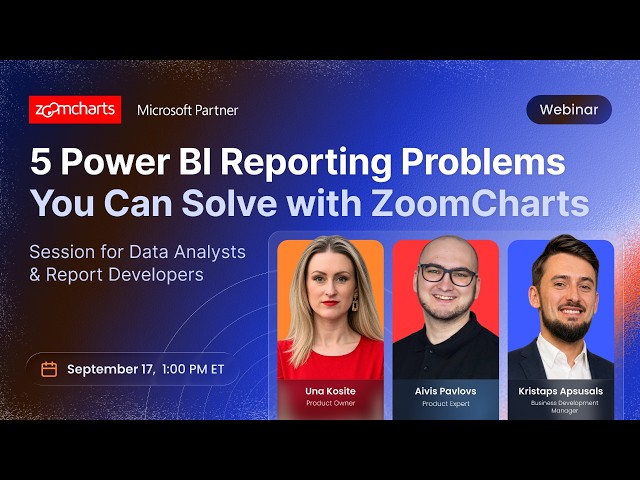 5 Power BI Reporting Problems You Can Solve with ZoomCharts