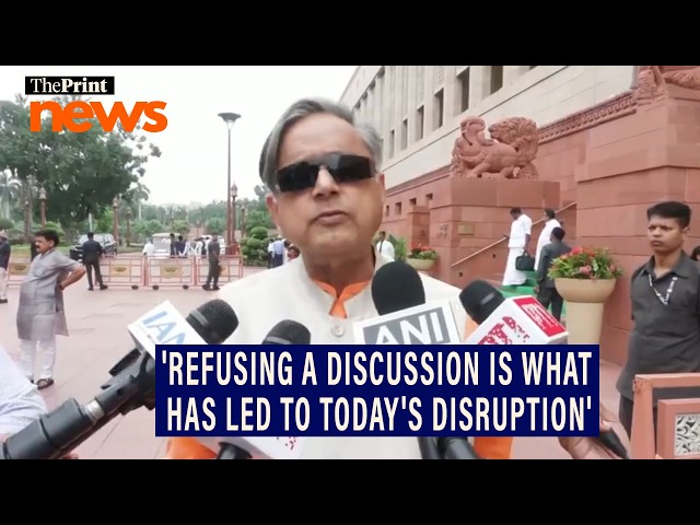 'What is the reason for lathi-charge?': Congress MP Shashi Tharoor on CJP protest at Jantar Mantar