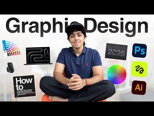 How to be a Graphic Designer in 2026? (free resources / Ai / my best advice)
