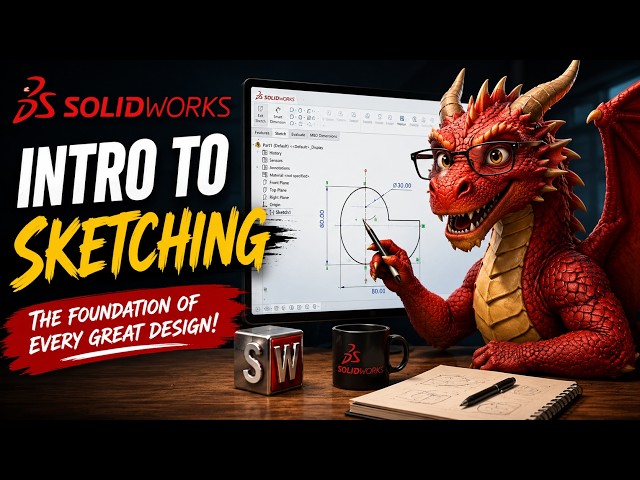 Intro to Sketching in SolidWorks  Tutorial 1