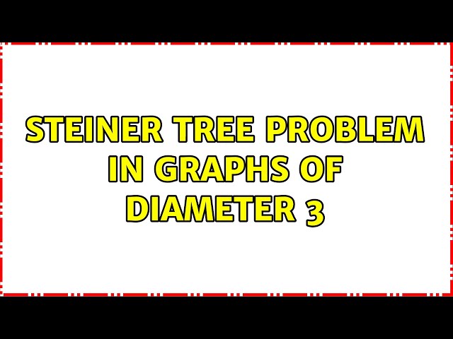 Steiner tree problem in graphs of diameter 3