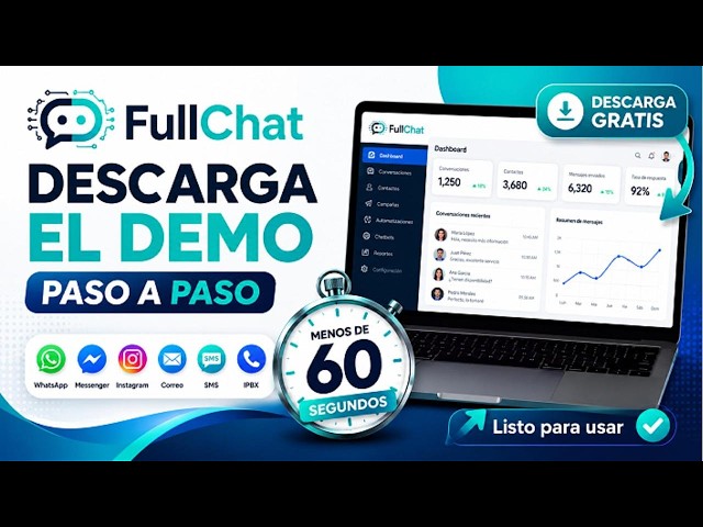 Aprende a descargar el módulo de WhatsApp Masivos de FullChat en menos de 1 minuto
