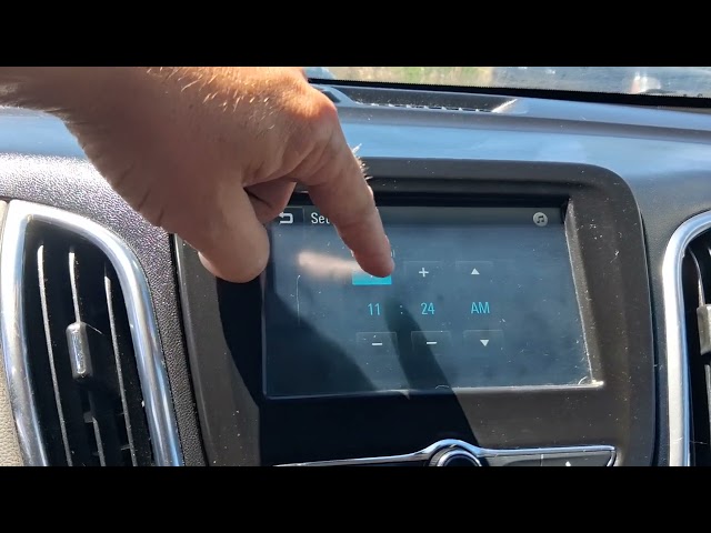 How to Change Date & Time in a Chevy Equinox (2018-2024)