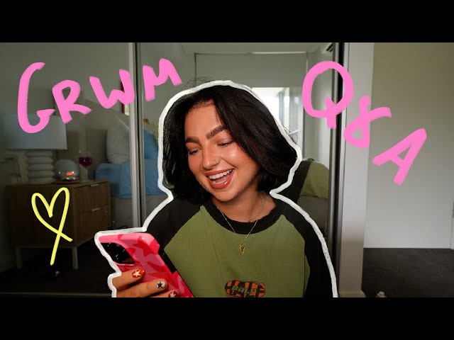GRWM while I answer your questions 🩷 Australia, weight loss, confidence & updates | Niamh Caulfield
