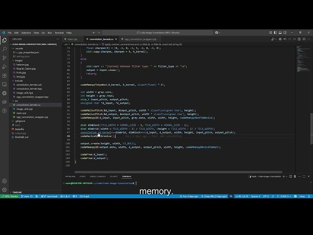 Cuda Image Convolution