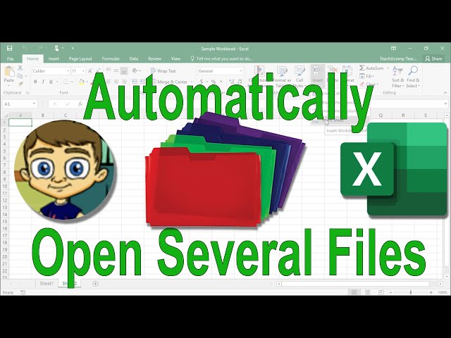 Automatically Open Several Excel Files