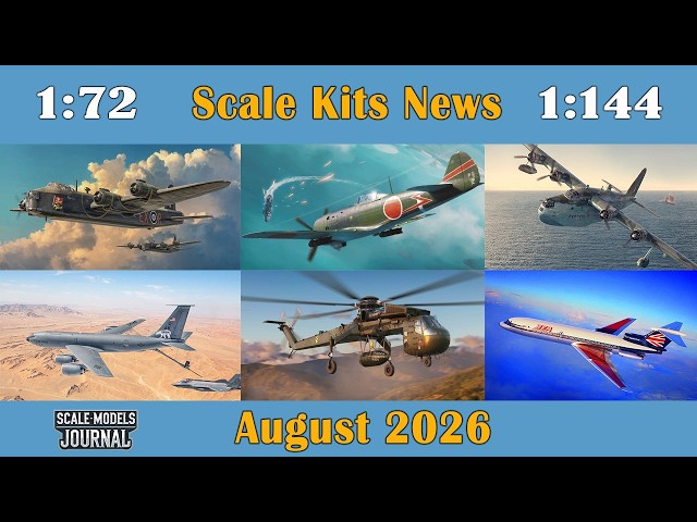 Scale Models News / Aviation 1:72, 1:144 - August 2026