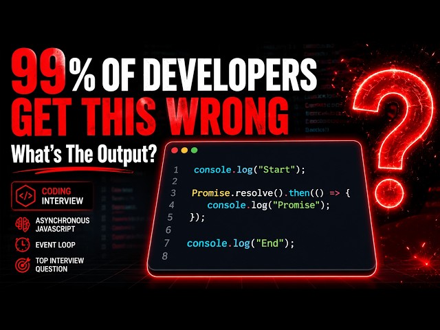Most Developers Get This Promise Question Wrong | JavaScript Interview Prep