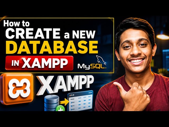 How to Create ? a New Database in XAMPP 🤯MySQL (2026) 🚨| Complete Beginner Tutorial