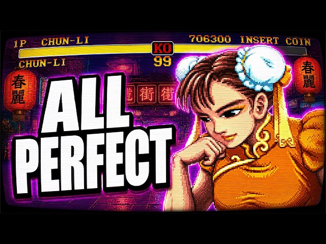 [TAS] Chun-Li (WW) Full All Perfect Run | HSFII