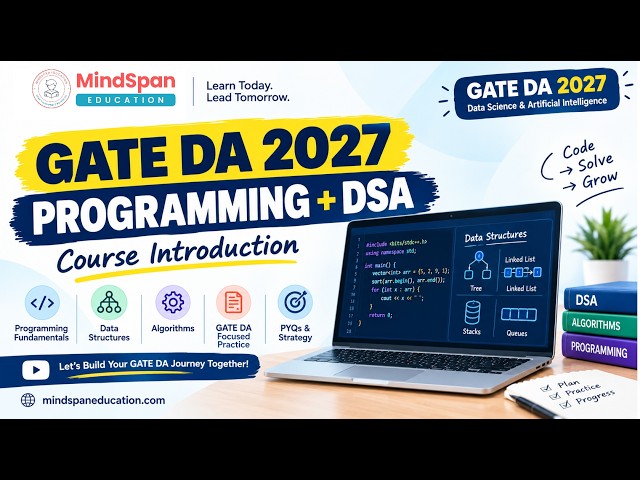 Python for GATE DA 2027 | Why Python? How Python Works & Python vs C/C++/Java | MindSpan Education