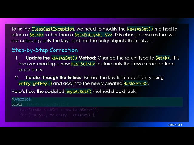 Resolving ClassCastException in Java When Iterating Over a HashSet of Custom Objects