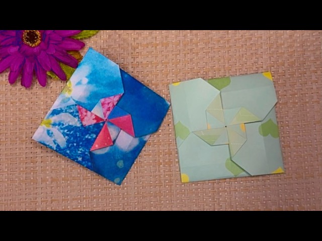 EASY DIY ENVELOPE 📧 ORIGAMI TUTORIAL 🎀 #art #craft #origami #paperart #live #tutorial