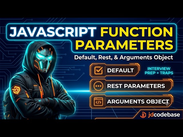JavaScript Function Parameters — Interview Questions & Answers — Default, Rest & Arguments