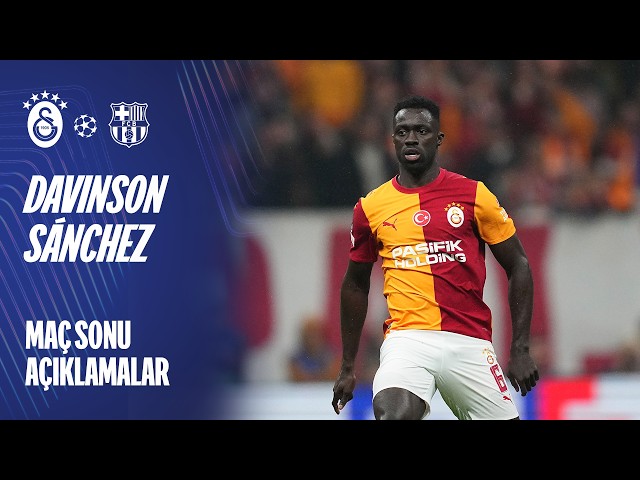 🎙️ Davinson Sánchez'den maç sonu açıklamalar #GSvFCB #UCL