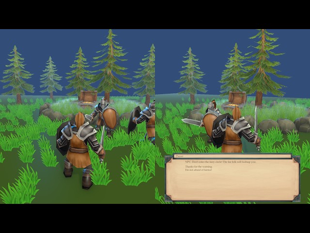 Dialogue System for Unity 2.x - Split-Screen Multiplayer Setup