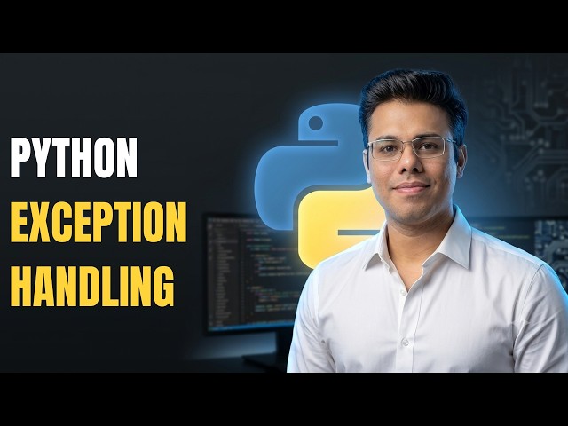 Python Mastery #34 | Python Exception Handling Explained | Handle Errors Like a Professional ☕