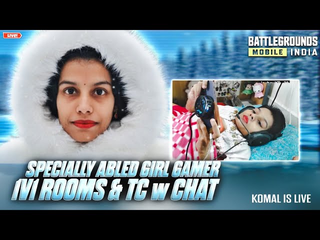 1V1 TDM | CLASSIC TEAMCODE w SUBS | KOMAL YT #shortslive #shortsfeed #bgmilive #pubg