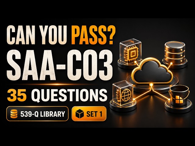 SAA-C03 AWS Certified Solutions Architect – Associate Exam Prep 2026 | Practice Qs 1–33 | Part 1