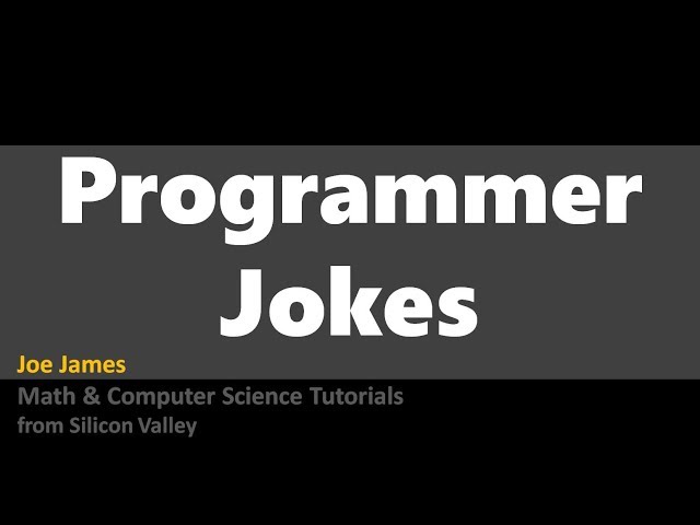 More Programmer Jokes #2