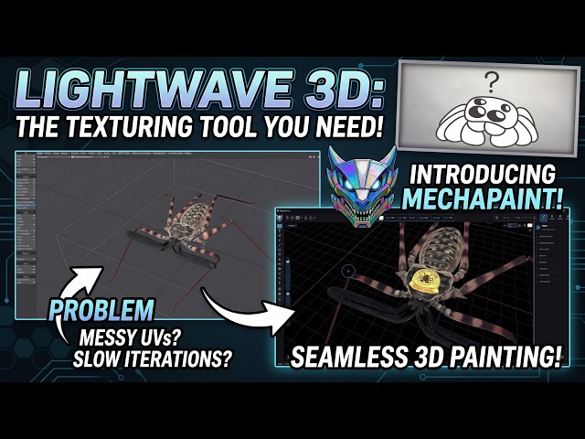 LightWave3D 2026 and MechaPaint!