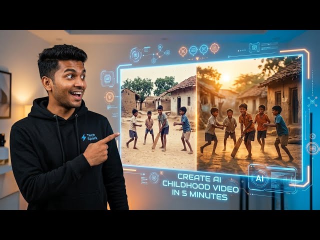 Create AI Childhood Memory Video in 5minute 😮(2026) | Step-by-Step Tutorial | Viral AI Video Editing