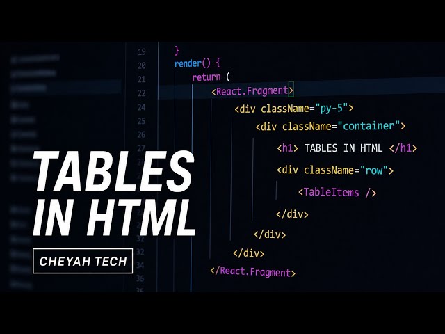 How to create tables in html #html 