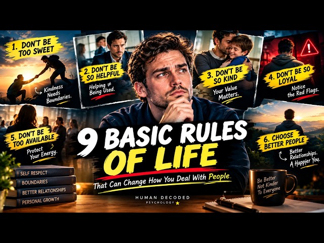 9 Basic Rules of Life That Can Change How You Deal With People 🧠 | Human Psychology