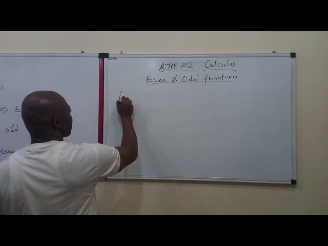 Even & Odd functions, Composition of functions and Inverse functions.