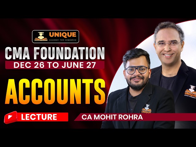 CMA Foundation Accounts | Final Accounts of PO -Part 10 | L29 | Dec 2026 & June 27