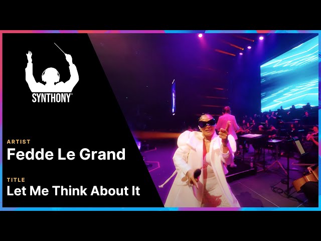 SYNTHONY - Fedde Le Grand 'Let Me Think About It' (Live in Melbourne 2024) | ProShot 4K