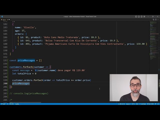 Fundamentos do forEach em JavaScript (com exercícios pra você praticar)