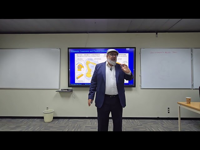Lecture 4 | Advanced Robotics | SCE 672 | Dr. Aamer Iqbal Bhatti | KFUPM | Control & Instrumentation