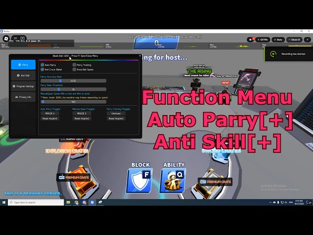 Blade Ball Script Vs External 🔥 Auto Parry , Anti Skill  Undetected