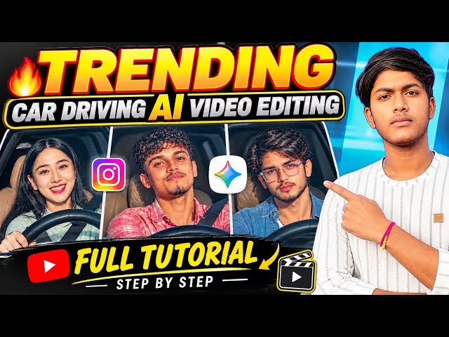 How to Create Trending Mercedes Car Driving AI Videos | Get the Viral Car Video Editing Prompt