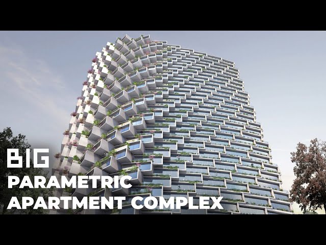 BIG Architects Inspired High-Rise Apartment Complex in Grasshopper