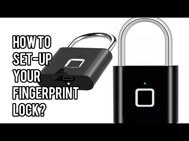How to reset and register your finger in a Fingerprint Padlock