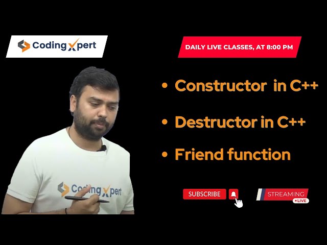 Constructor & Destructor | Friend function | C++