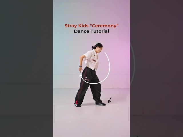 Stray Kids “CEREMONY” dance tutorial, mirrored, with singsinging #straykids #straykidsceremony