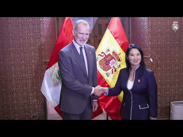 S.M. el Rey se reúne con Keiko Fujimori, Presidenta electa de la República del Perú