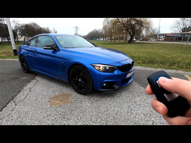 2019 BMW 430i M Sport (F32) [2.0l, 252 HP] POV Test drive on icy conditions CARiNIK