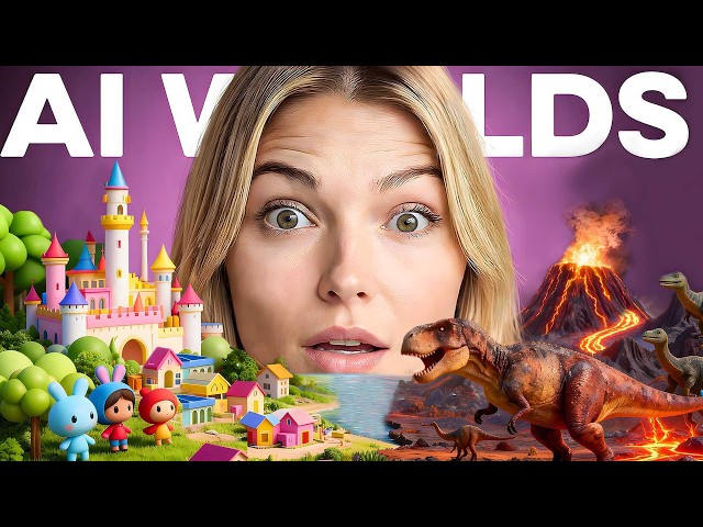 How I Create 3D Worlds with AI in 1 Prompt! (AI Worldbuilding)