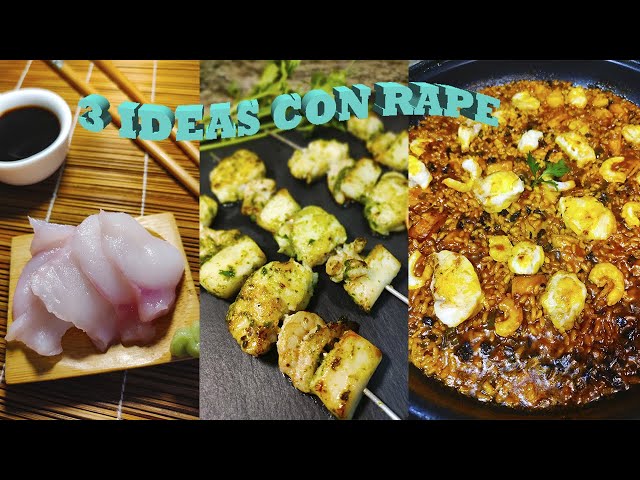 3 RECETAS CON RAPE | ideas