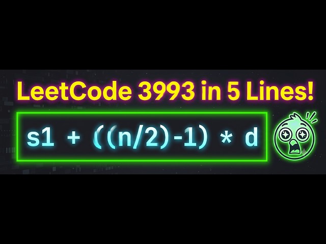 Maximum Value of an Alternating Sequence (LeetCode 3993 C++ Math)