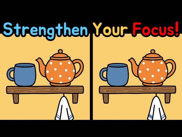 Spot the Difference: Strengthen Your Focus! Catch Each Change!