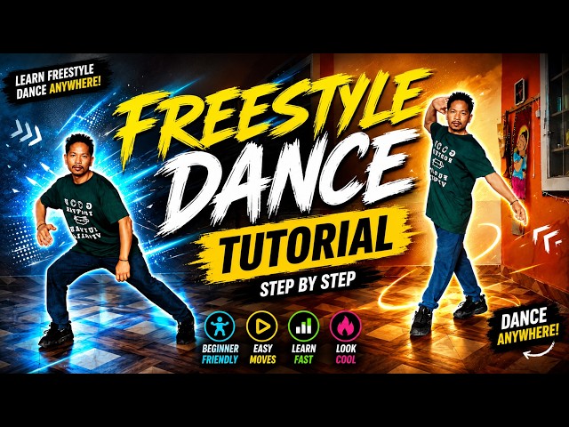 Freestyle Dance Basics for Beginners 💥 Full Tutorial