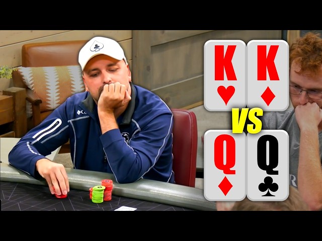 Nothing But KINGS, QUEENS, And JACKS!! INSANE Pots With Nothing But Premiums